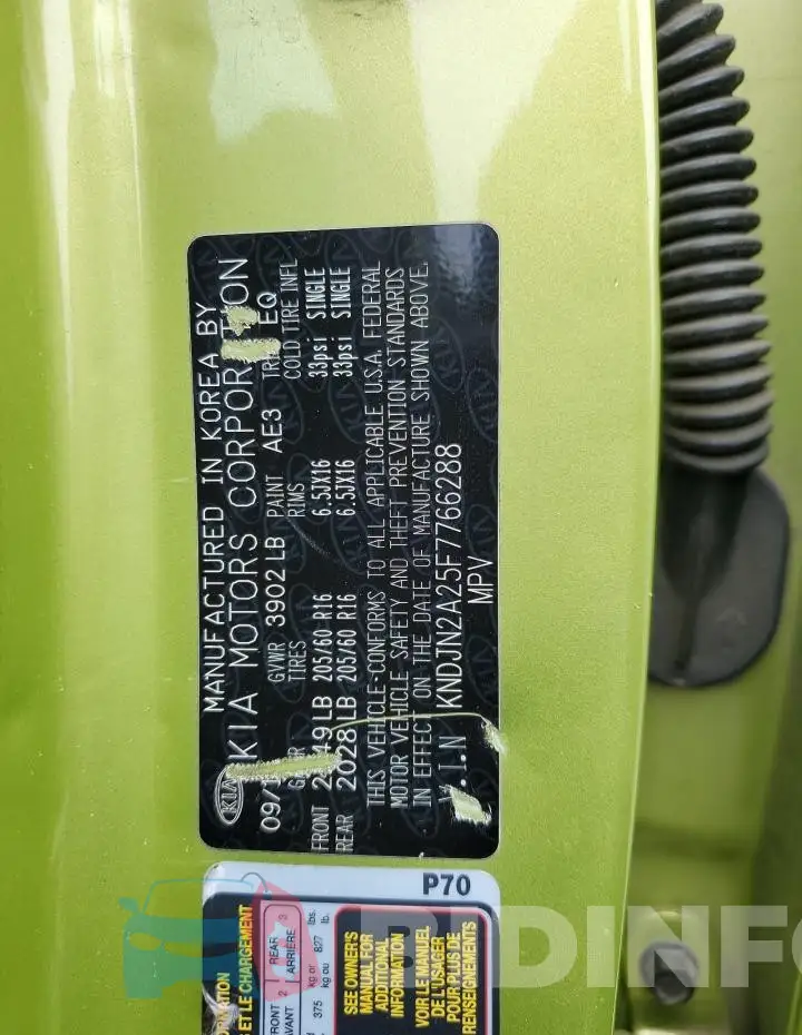 KNDJN2A25F7766288 Photo# 12