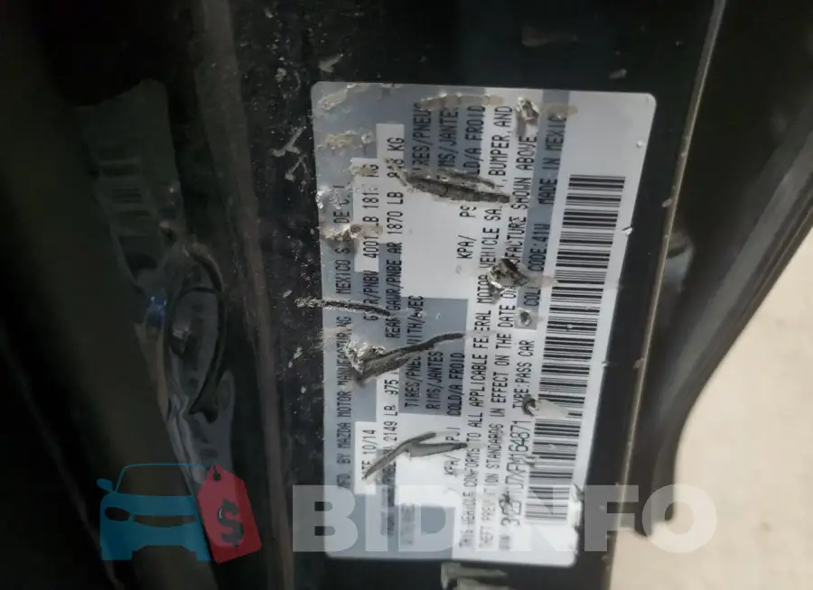 3MZBM1U7XFM164871 Photo# 12