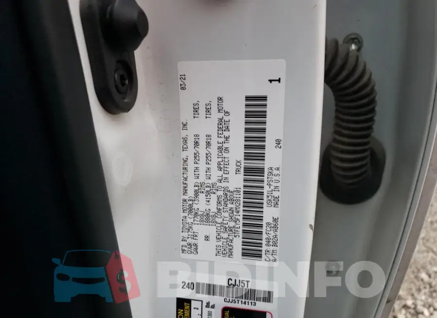 5TFEY5F14MX281101 Photo# 12