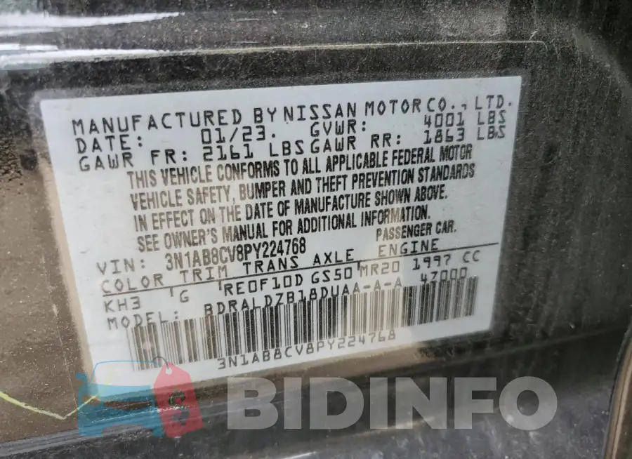 3N1AB8CV8PY224768 Photo# 12