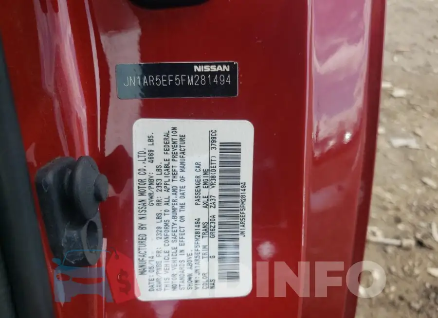 JN1AR5EF5FM281494 Photo# 12