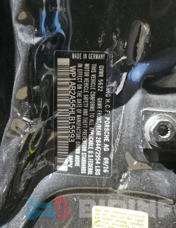 WP1AB2A55HLB15593 Photo# 12