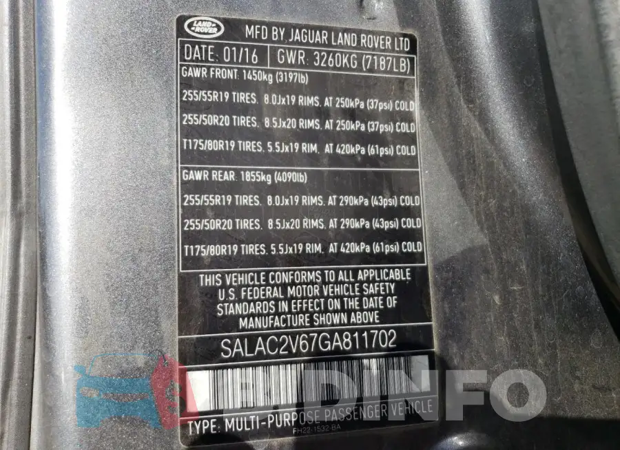 SALAC2V67GA811702 Photo# 13