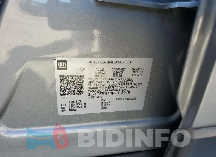 1GYFZER44PF113048 Photo# 12