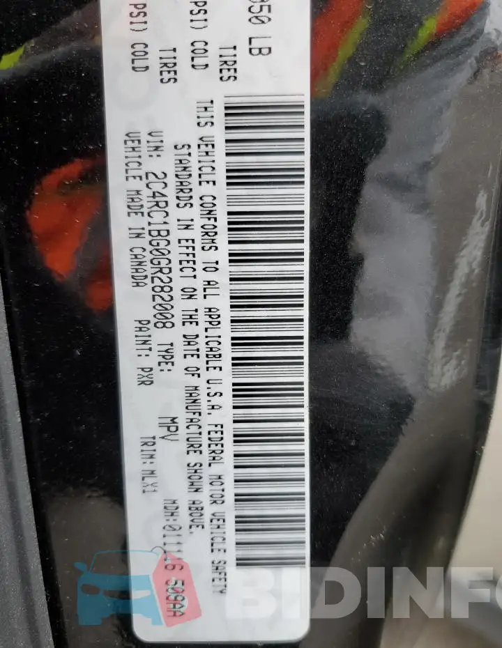2C4RC1BG0GR282008 Photo# 13