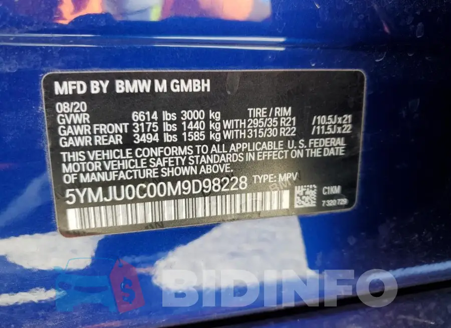 5YMJU0C00M9D98228 Photo# 12