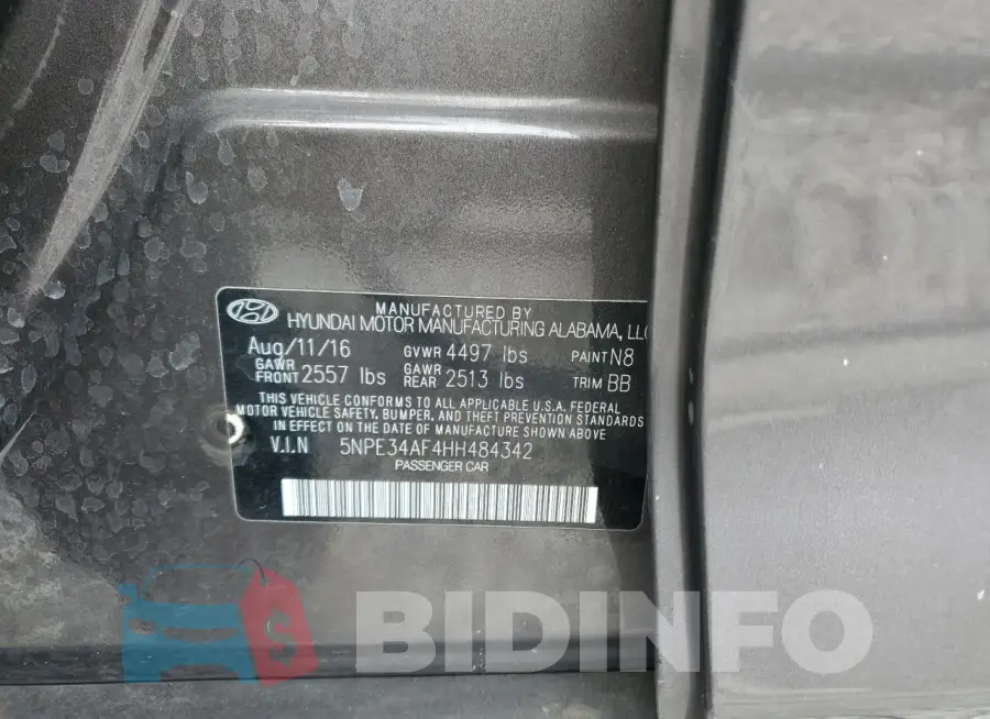 5NPE34AF4HH484342 Photo# 12