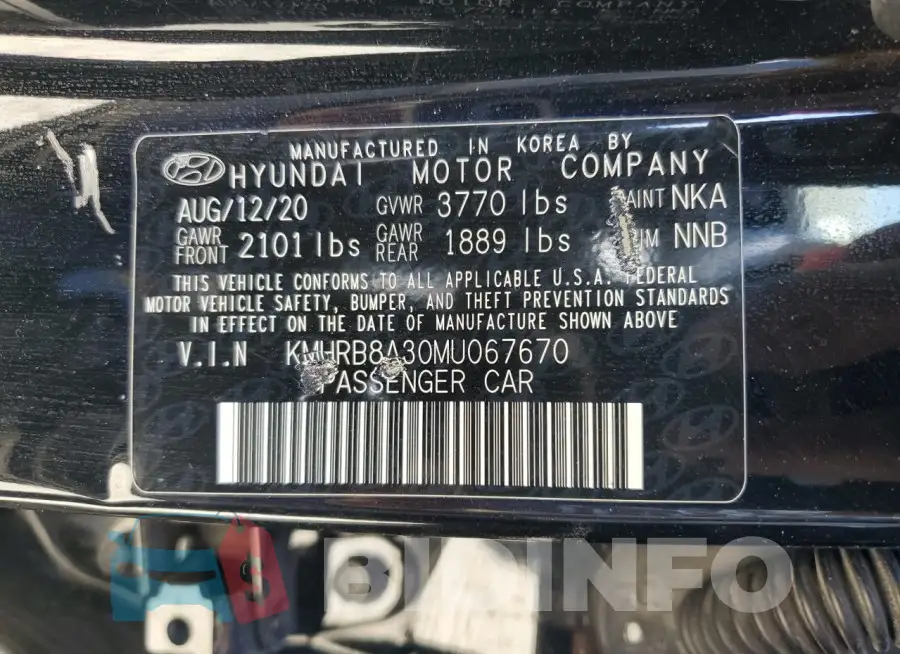 KMHRB8A30MU067670 Photo# 12