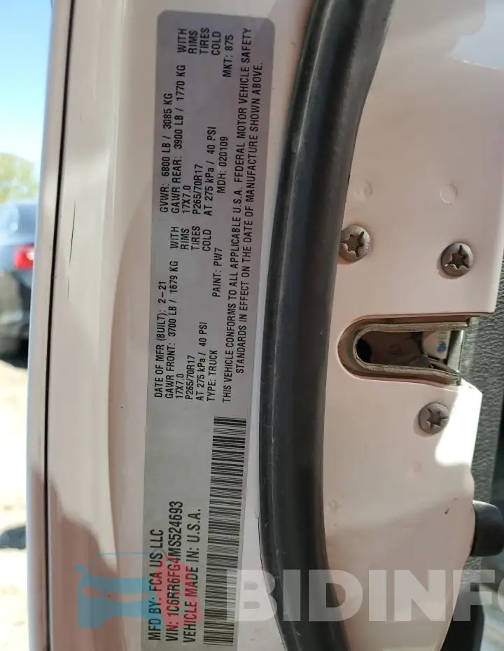 1C6RR6FG4MS524693 Photo# 12