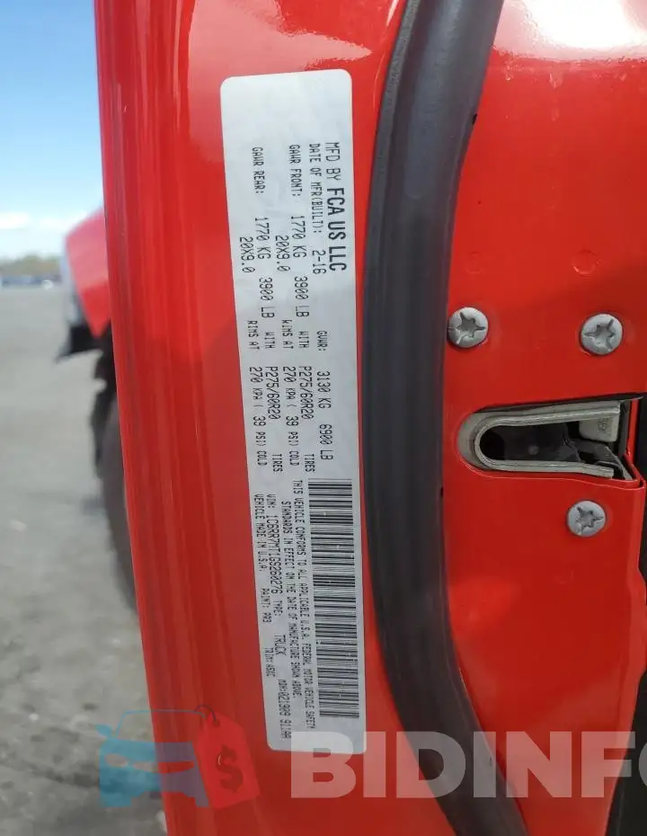 1C6RR7MT1GS260276 Photo# 13