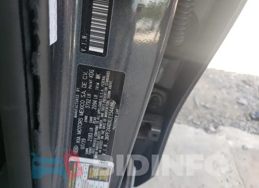 3KPF24ADXLE154482 Photo# 12
