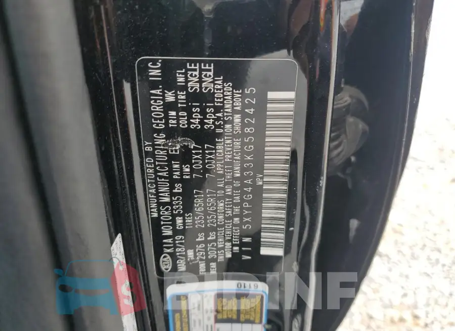 5XYPG4A33KG582425 Photo# 12
