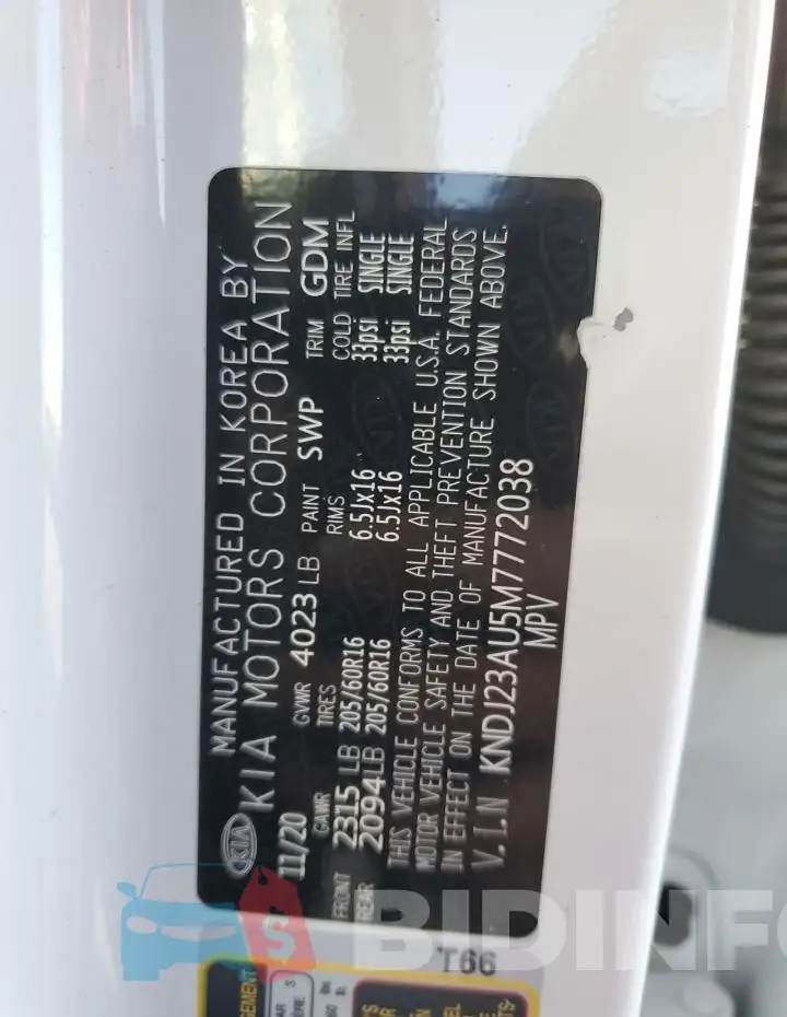KNDJ23AU5M7772038 Photo# 12