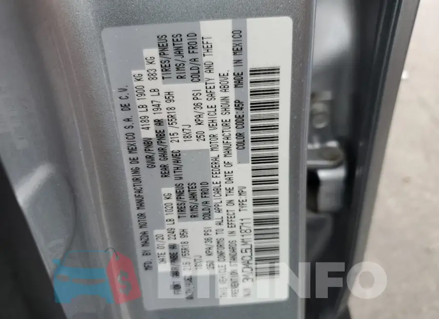 3MVDMACL5LM118711 Photo# 13