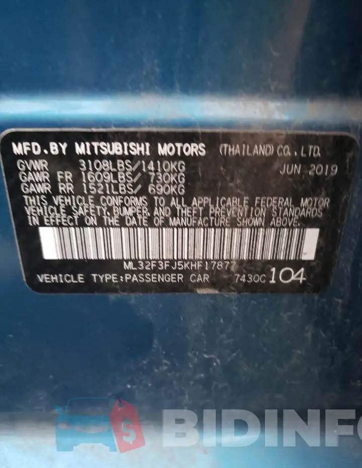 ML32F3FJ5KHF17877 Photo# 12