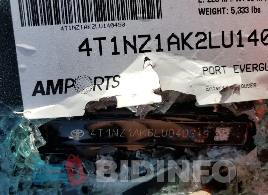 4T1NZ1AK6LU040349 Photo# 12