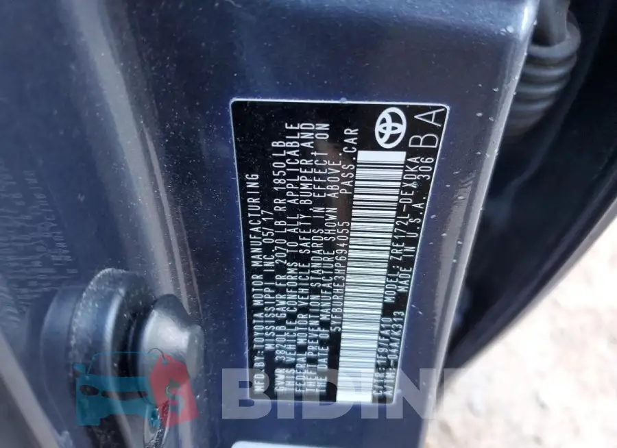 5YFBURHE3HP694055 Photo# 12