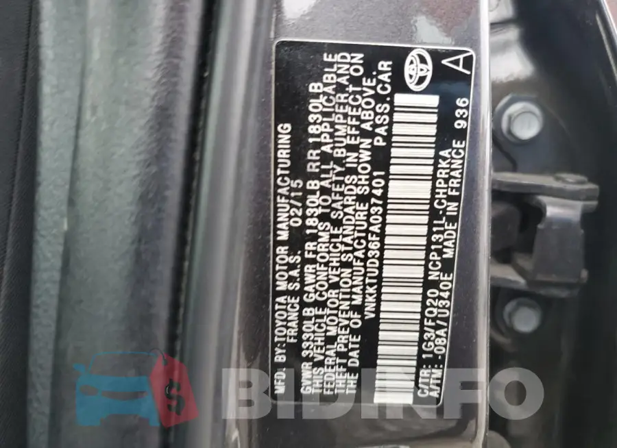 VNKKTUD36FA037401 Photo# 13