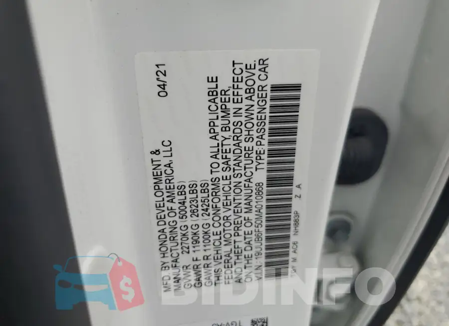 19UUB6F50MA010868 Photo# 12