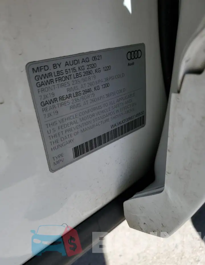 WA1AUCF39M1145530 Photo# 12