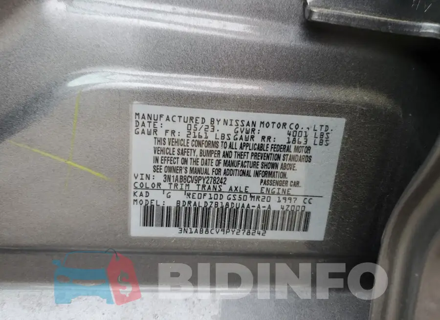 3N1AB8CV9PY278242 Photo# 12