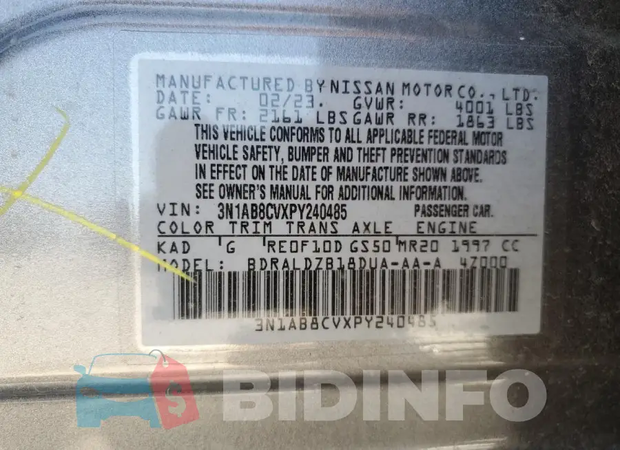 3N1AB8CVXPY240485 Photo# 12