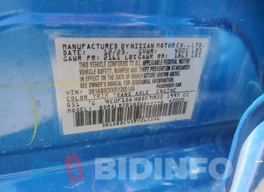3N1AB8CVXRY265146 Photo# 12