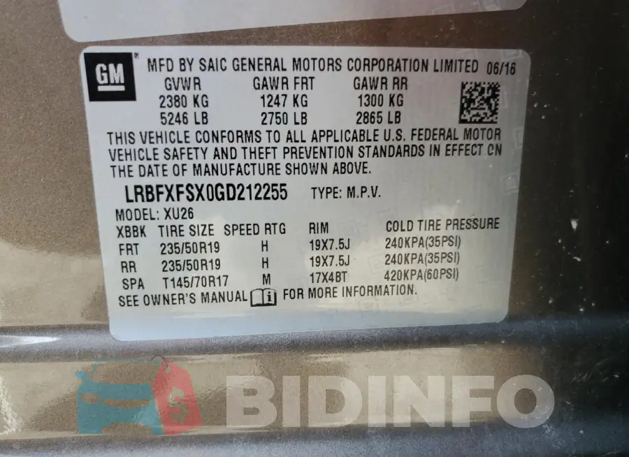 LRBFXFSX0GD212255 Photo# 13
