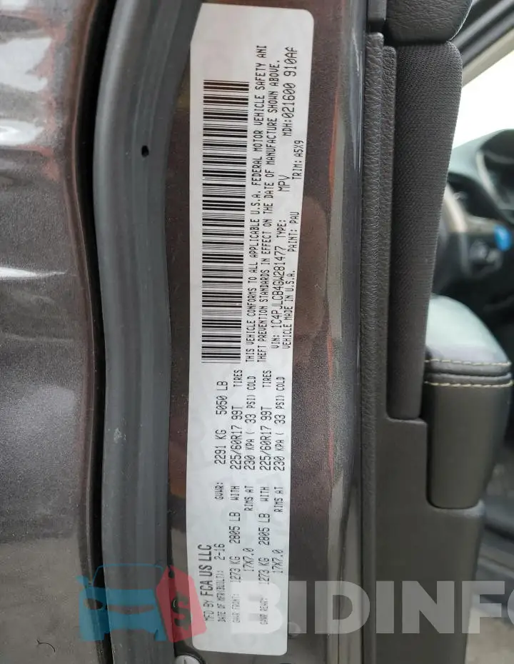 1C4PJLCB4GW281477 Photo# 13
