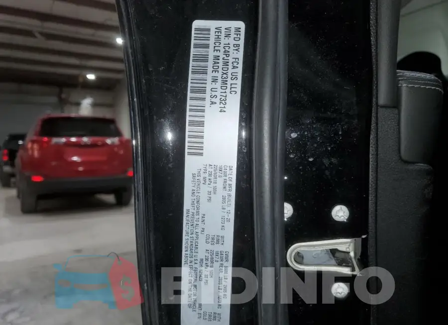 1C4PJMDX3MD173214 Photo# 14