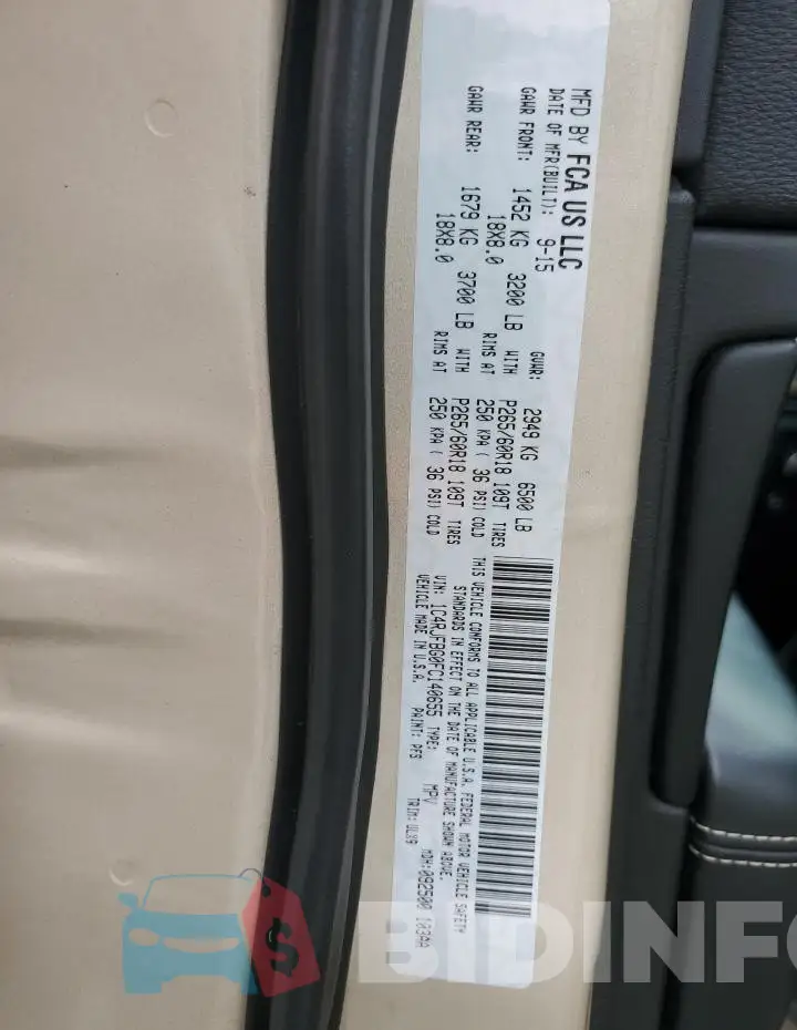 1C4RJFBG0FC140655 Photo# 14