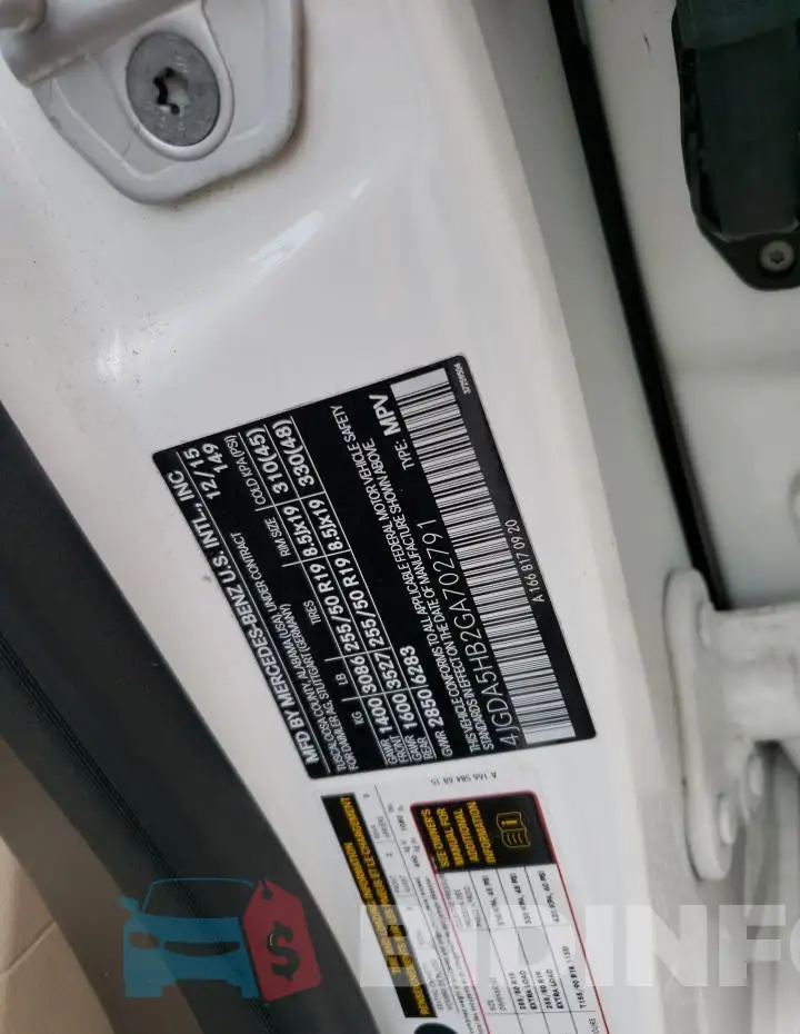 4JGDA5HB2GA702791 Photo# 13