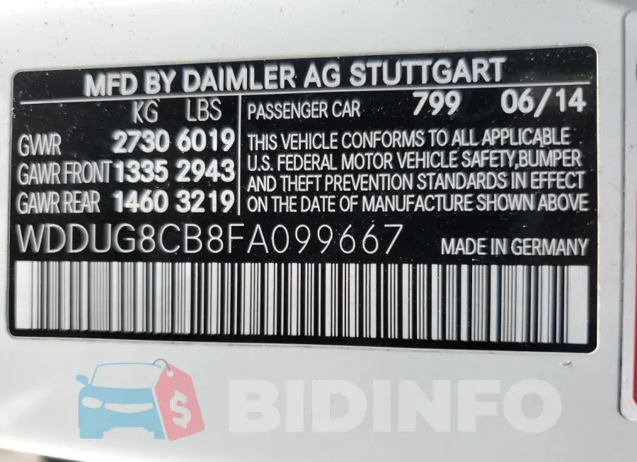 WDDUG8CB8FA099667 Photo# 12