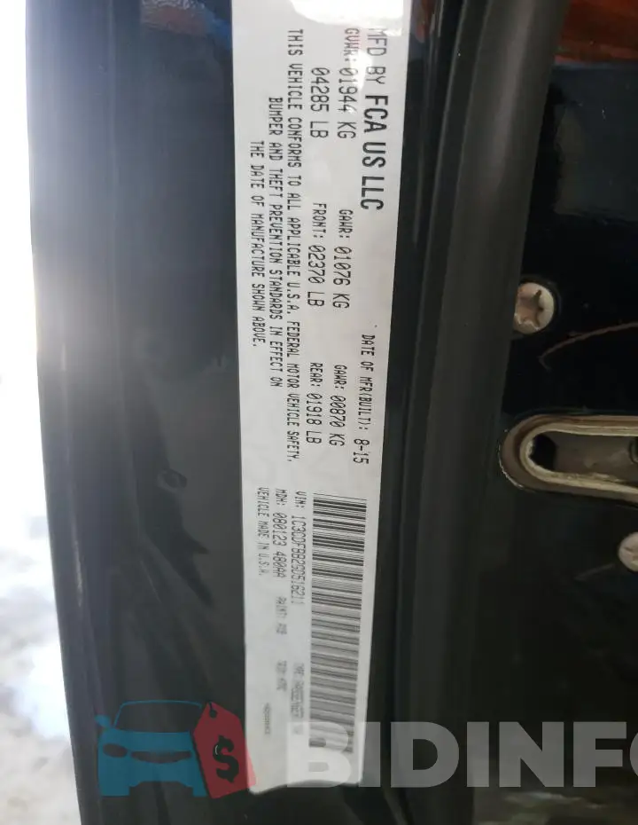1C3CDFBB2GD516211 Photo# 12