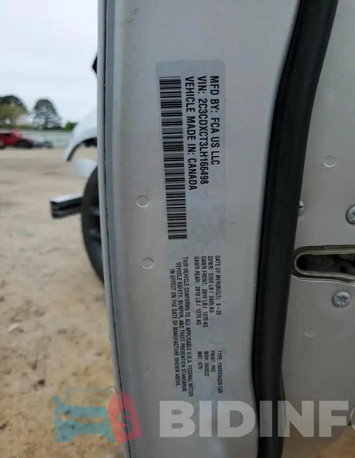 2C3CDXCT3LH166498 Photo# 12