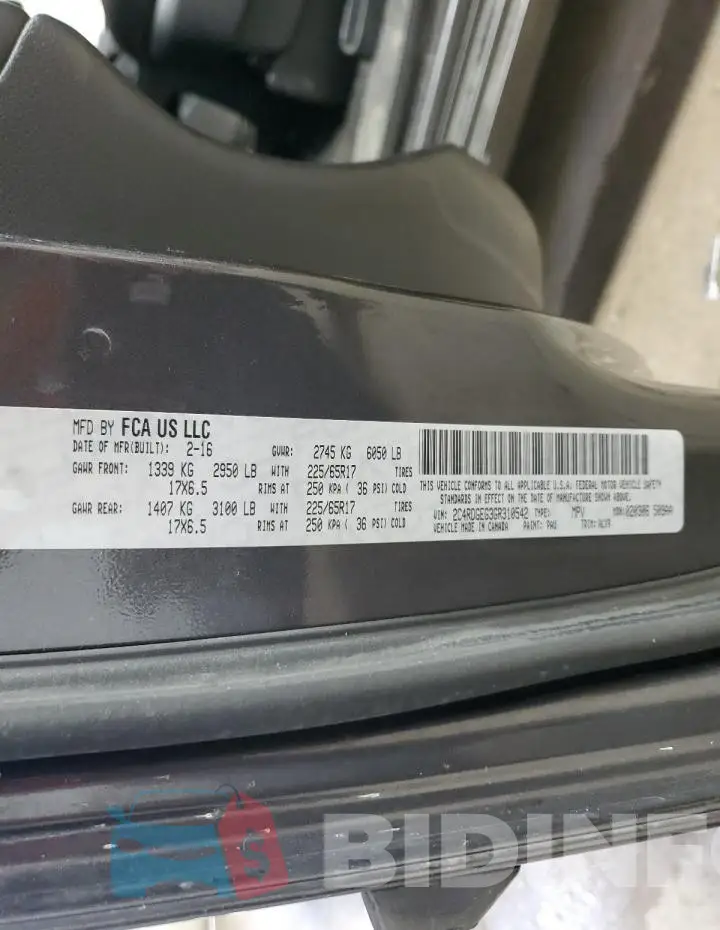 2C4RDGEG3GR310542 Photo# 14