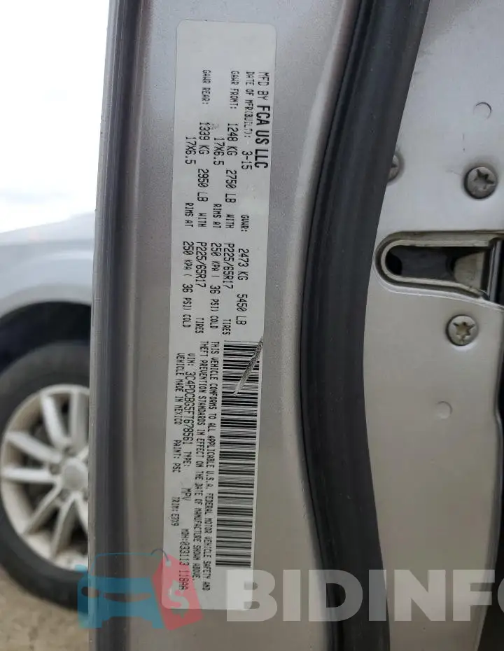 3C4PDCBG5FT678561 Photo# 12