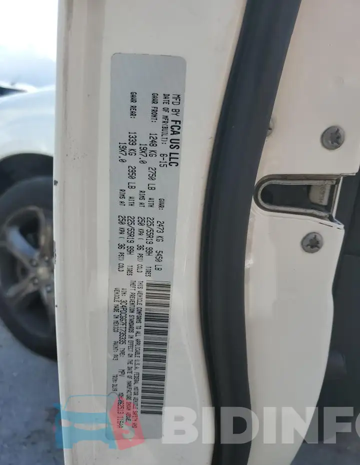 3C4PDCGG7FT735335 Photo# 13