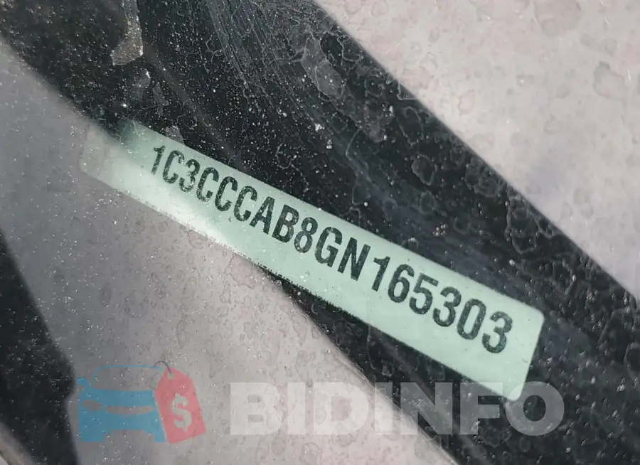 1C3CCCAB8GN165303 Photo# 12