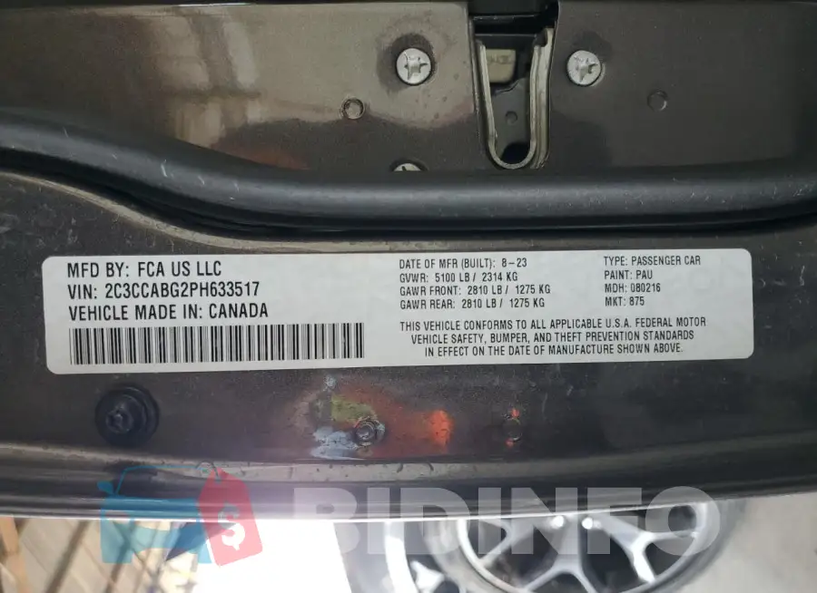 2C3CCABG2PH633517 Photo# 12