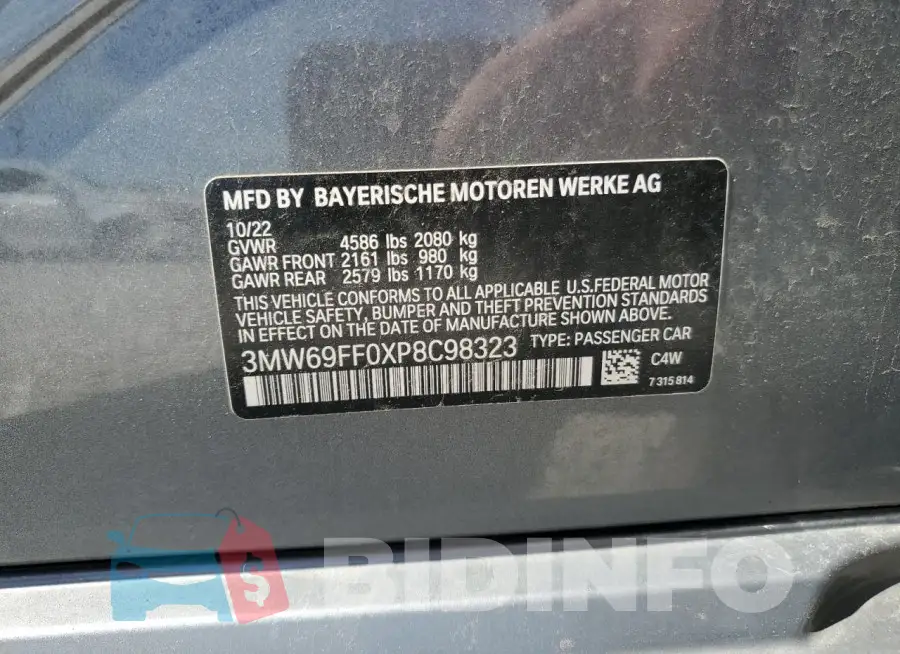 3MW69FF0XP8C98323 Photo# 12