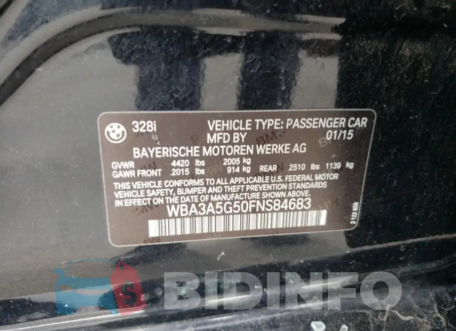 WBA3A5G50FNS84683 Photo# 12