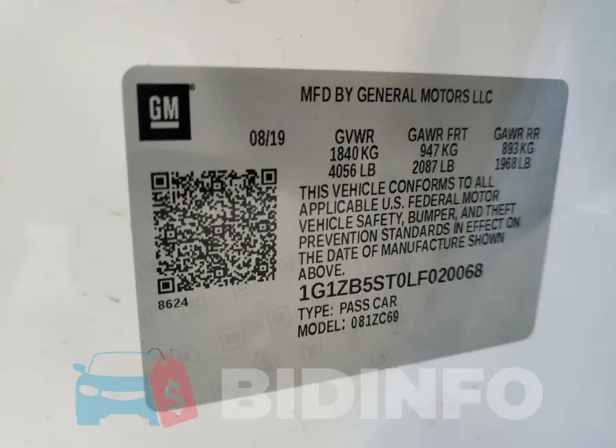 1G1ZB5ST0LF020068 Photo# 12