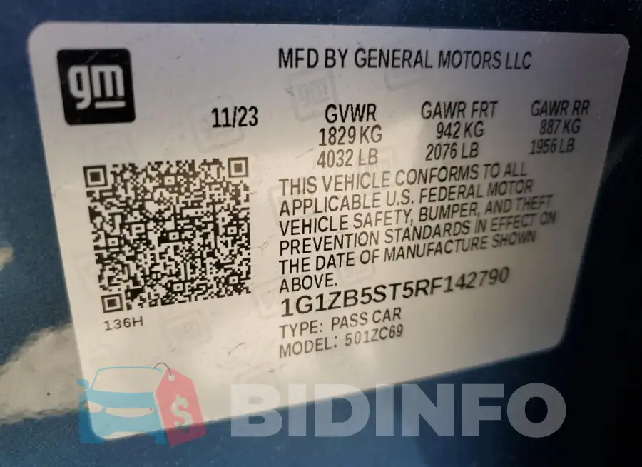 1G1ZB5ST5RF142790 Photo# 12