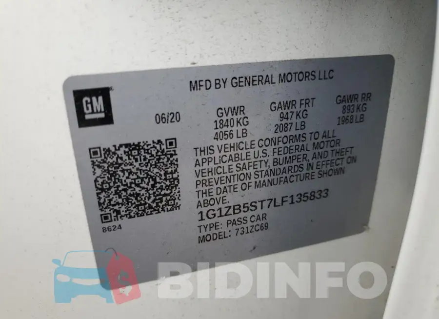 1G1ZB5ST7LF135833 Photo# 12