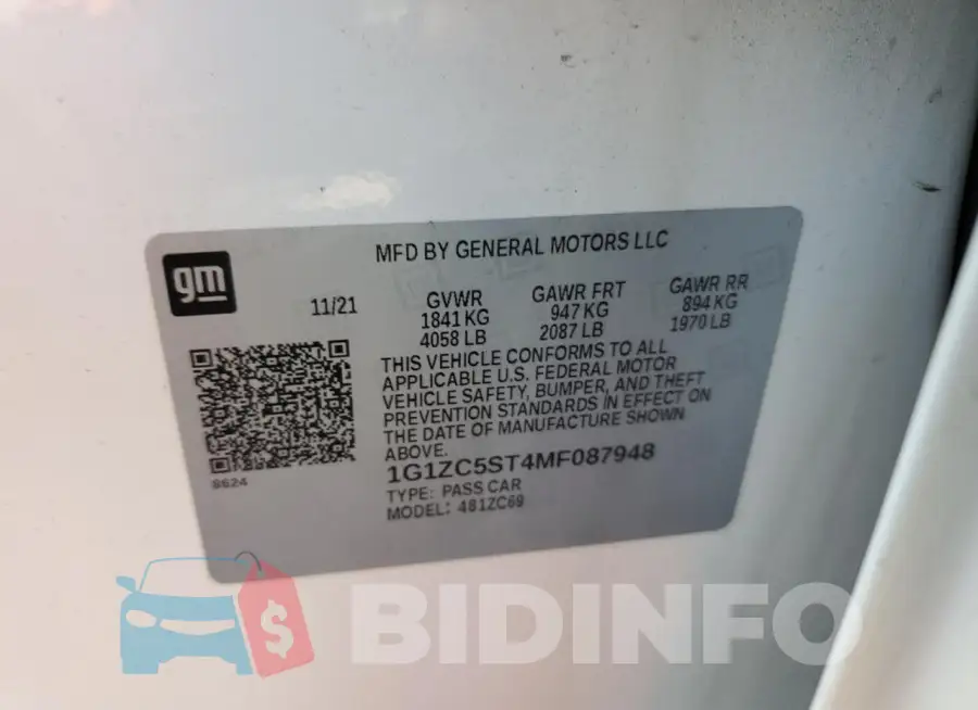 1G1ZC5ST4MF087948 Photo# 12