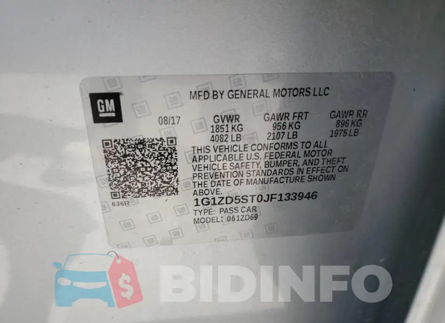 1G1ZD5ST0JF133946 Photo# 13