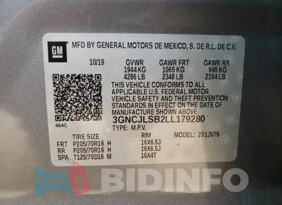 3GNCJLSB2LL179280 Photo# 12
