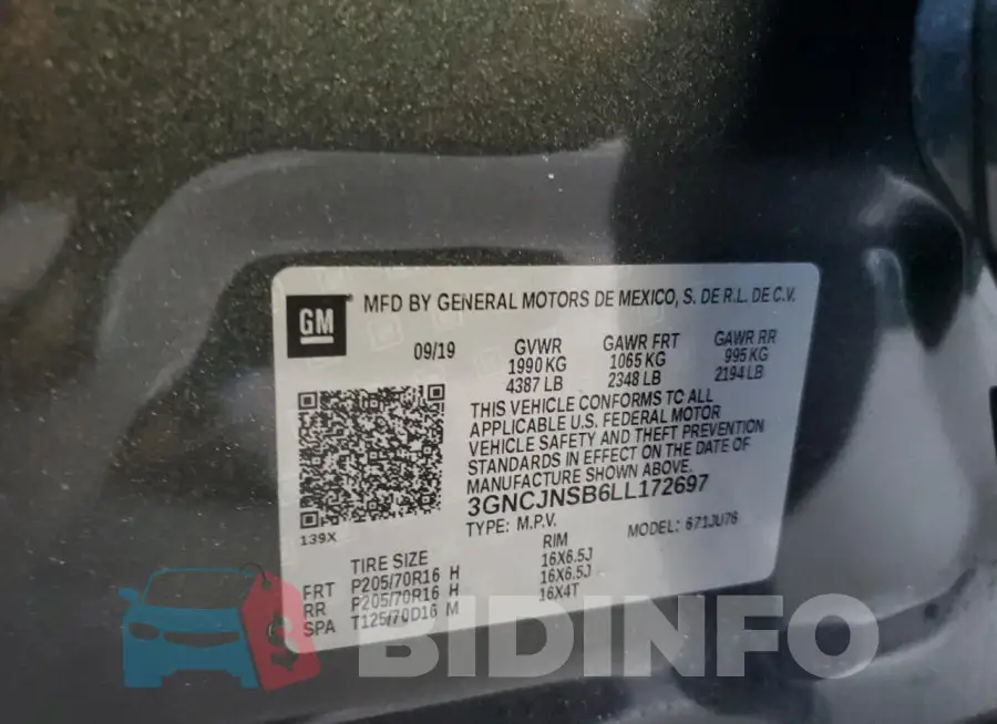 3GNCJNSB6LL172697 Photo# 12
