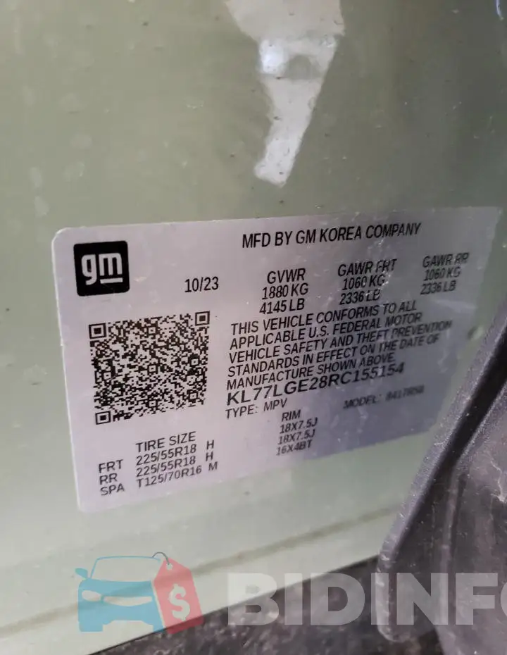 KL77LGE28RC155154 Photo# 13